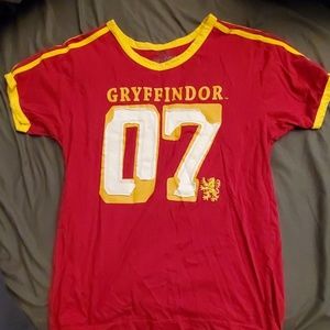 Harry Potter 07 Gryffindor Quidditch Jersey shirt